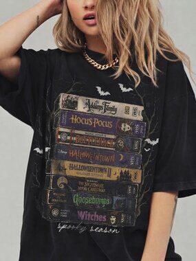 Vintage Halloween VHS Shirt, Retro Spooky Season Tee, Funny Movie Halloween Tee